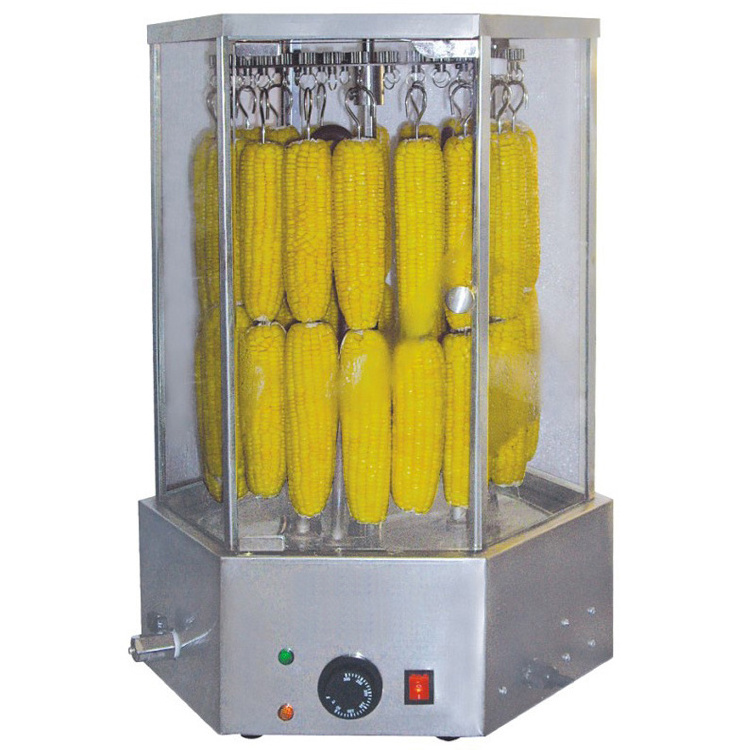 Corn roasting machine /meat automatic rotating barbecue grill /chicken shawarma machine