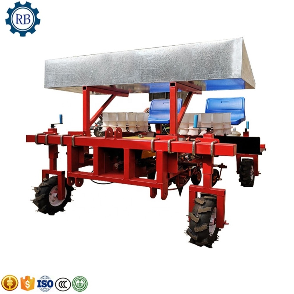 Widely Used Agricultural Paddy Planting Machine 2rows Manual Rice Transplanter for Sale Onion Transplanting Machine Customized