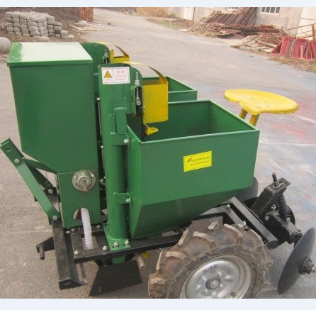 small tractor driven one row potato planter for farm use