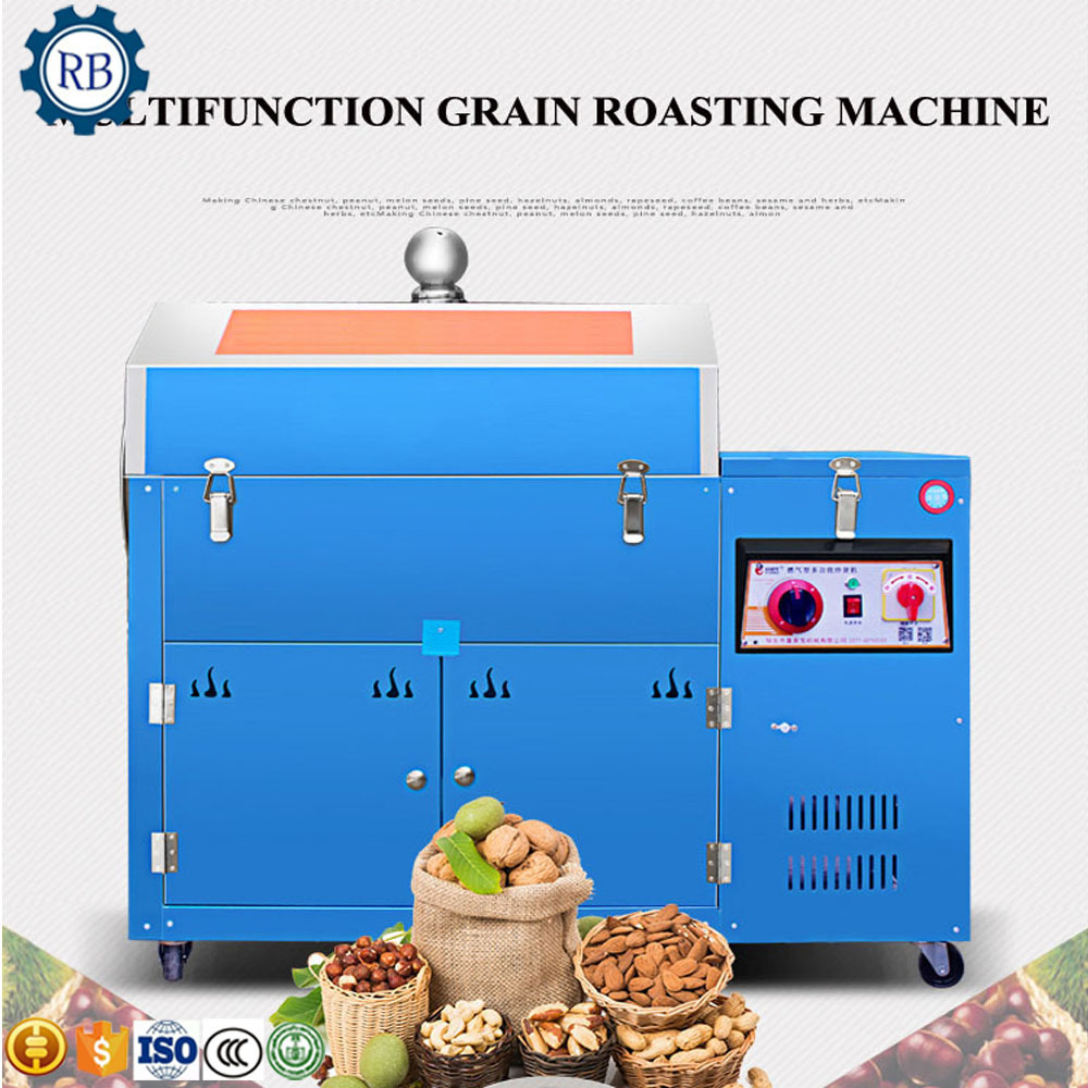 high efficiency ethiopian rosting machine Peanut Roaster Sunflower Seeds Chickpea Cocoa Bean Cashew Nut Roasting Machine Price