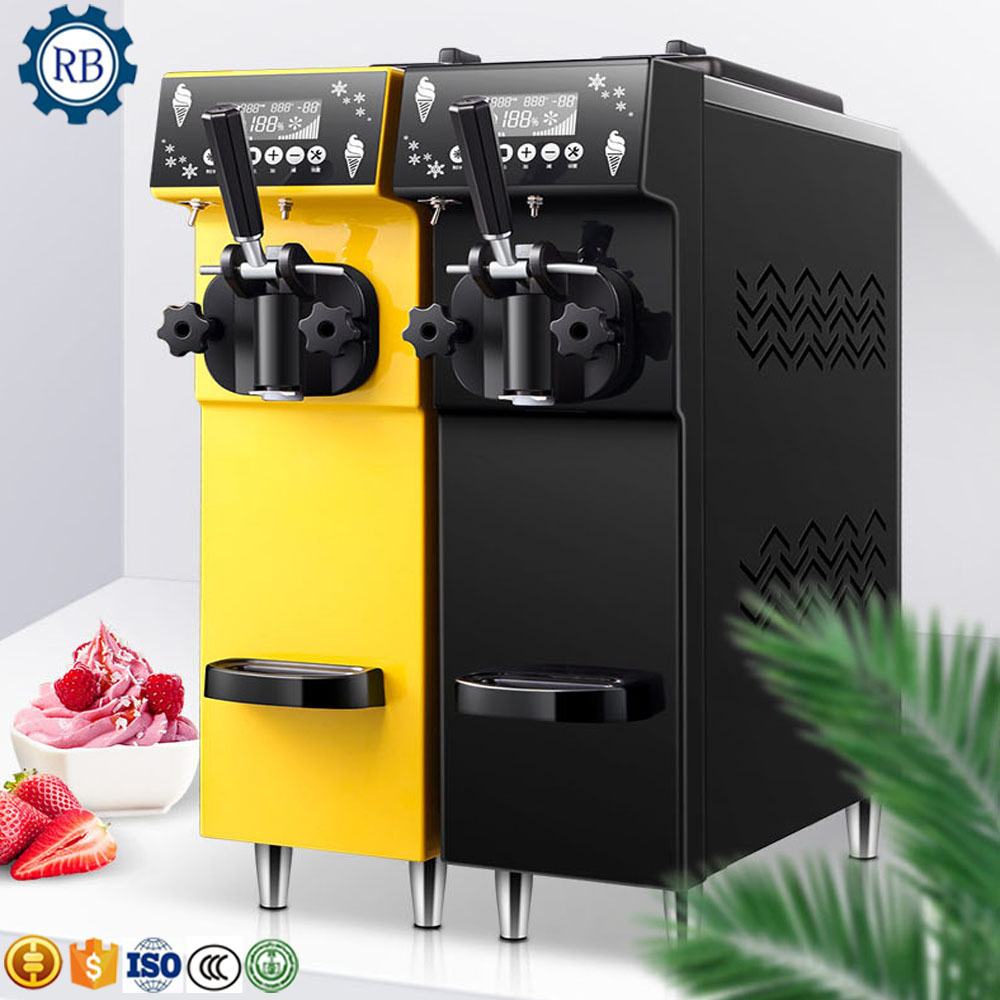 New Condition 3 Flavor Table Top Commercial Soft Ice Cream Machine For Sale /Ice Cream Making Machine