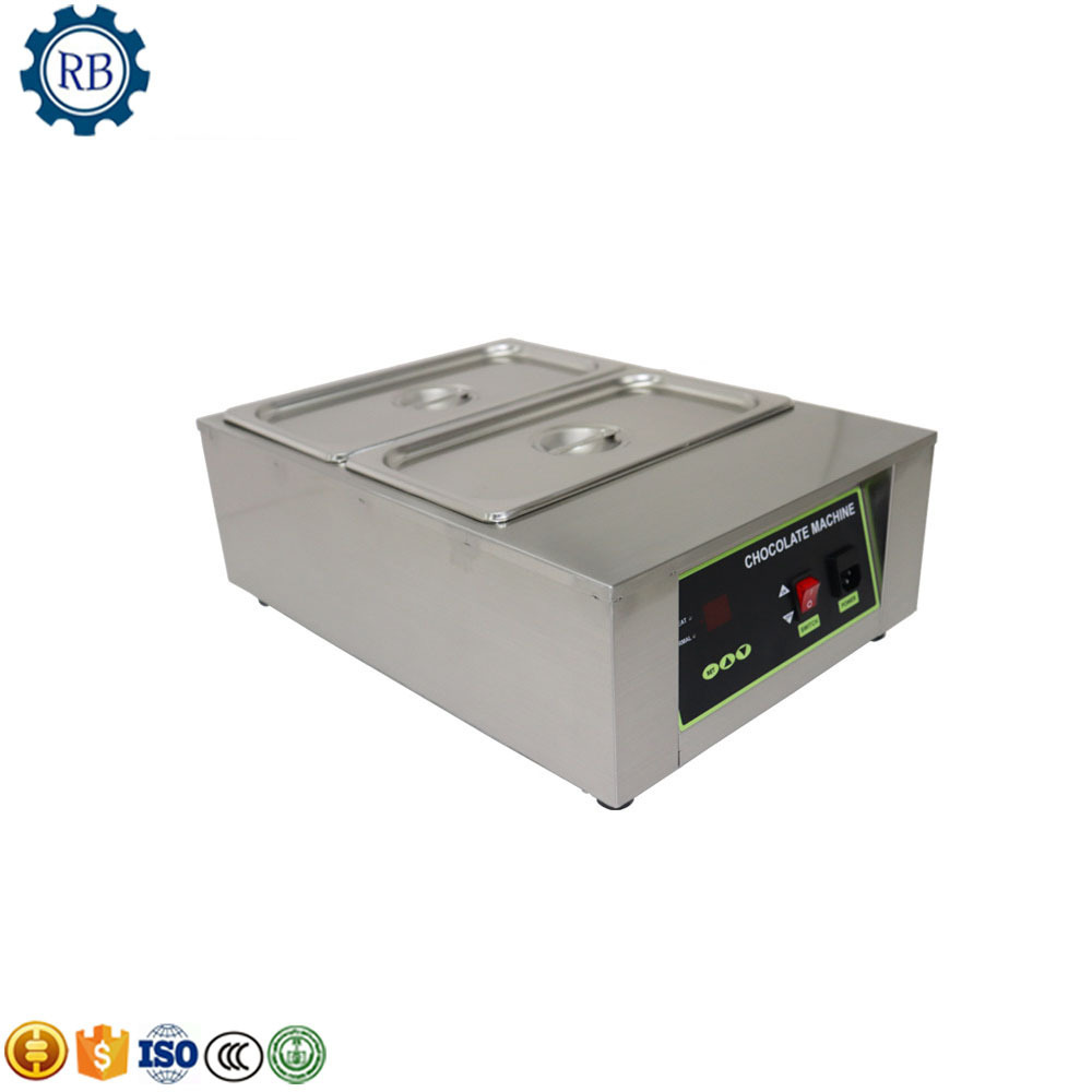 Widely Used 4 Pots 4 Lids Tempering Chocolate Machine Bakery Candy Melting Pot Mechanical Melting Machine