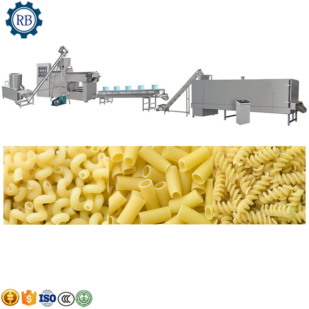 fully automatic spaghetti manufacturing plant/ macaroni pasta production line/screw pasta extruding machine