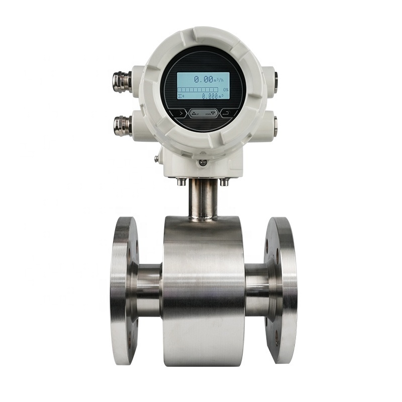 SS304 stainless steel water flow meter electromagnetic flowmeter