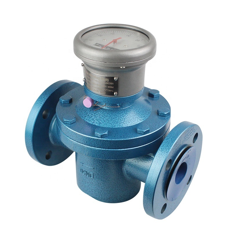 LC diesel hydraulic oil volume type flow meter positive displacement flow meter for tanker unloading