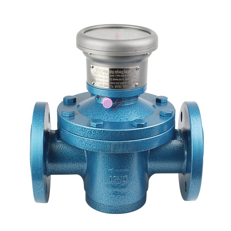 LC diesel hydraulic oil volume type flow meter positive displacement flow meter for tanker unloading