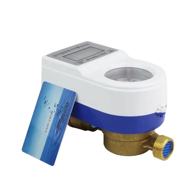 Single jet smart ic card pre paid water meter