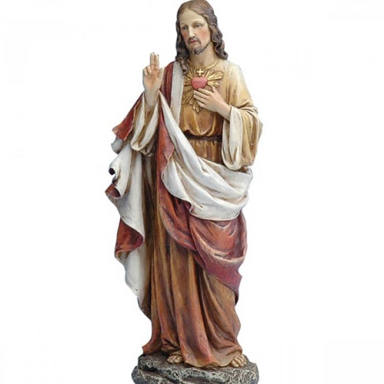 Customized Fiberglass religion life size jesus christ statue