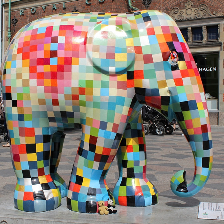 Factory cheap price Polyresin elephant fiberglass statue and sculpture For decoration