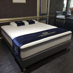 China OEM High Quality Knitted fabric independent pocket spring foam mattress for market