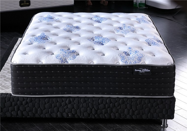 High quality 13inch high quality hybrid orthopedics pocket spring memory foam king size natural latex mattress for bed room