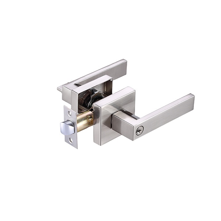 Zinc Alloy Bathroom Wood Door Security Mortise Hidden Door Handle Lock Mortise Lock Set Door Lock