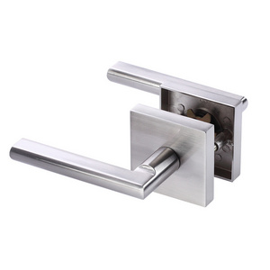 Luxury  Zinc Alloy Easy To Install Double Sided Bedroom/Bathroom/Passage Door Handle Lever Lock for indoor door lock