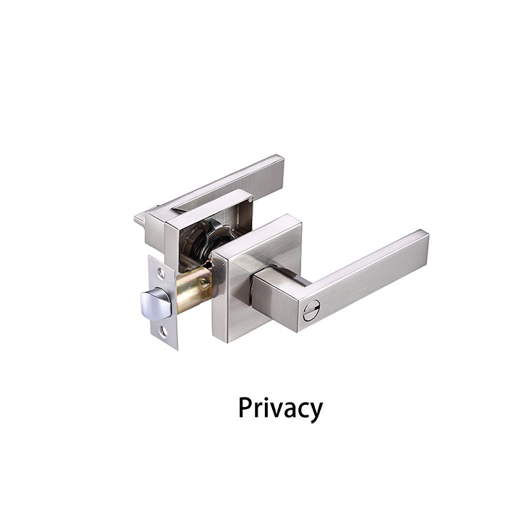 Zinc Alloy Bathroom Wood Door Security Mortise Hidden Door Handle Lock Mortise Lock Set Door Lock