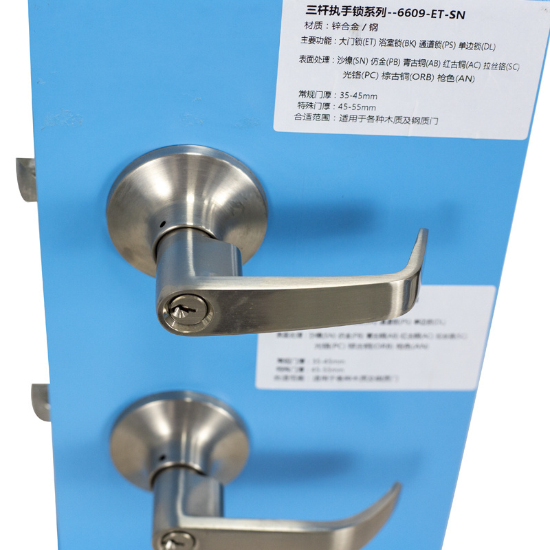 aluminum alloy door lockset handle lock lever tubular latch privacy door lever knob lock