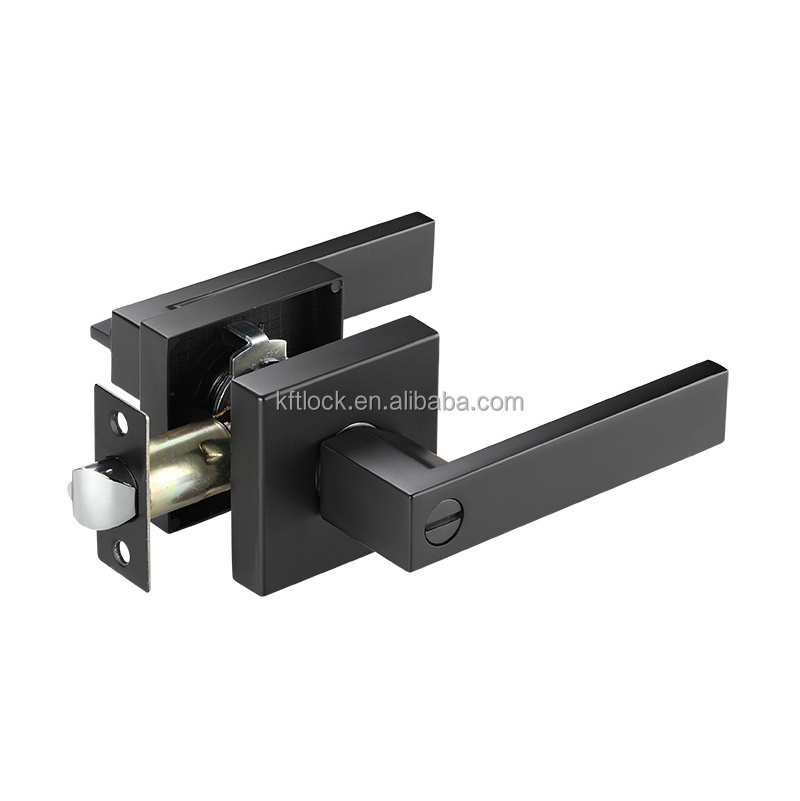 high quality manual security door lock double sided washroom bathroom door lock knob