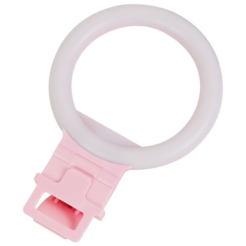 Portable Rechargeable Usb Camera Clip Photography Video Mobile Phone Led Ring Selfie Light