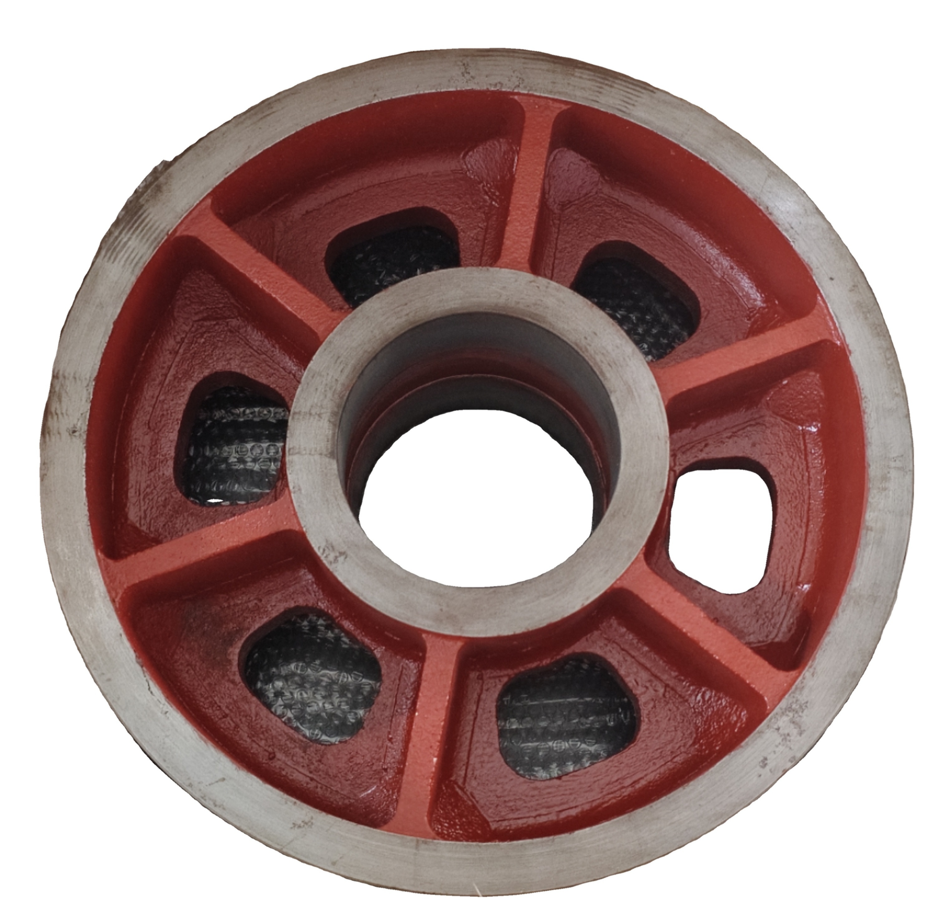 High quality wear-resistant non-standard large alloy steel cast pulley elevator wheel Belt Sheave