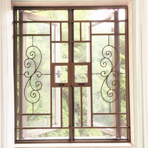 Wrought iron protective window decoration window balcony guardrail Child protection window anti-theft net