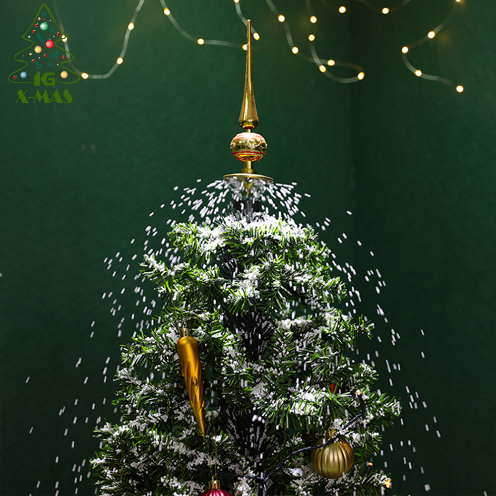 KG Xmas Customization Luxury Navidad 190CM PVC Musical Lighted With Umbrella Base Artificial Christmas Tree Snow Blowing Tree