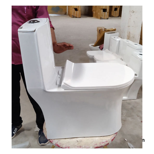 Nexa One Piece Syphonic 112 Luxury Hotel Home Bathroom Ceramic White 1 Piece wc Toilet Bathroom Seat