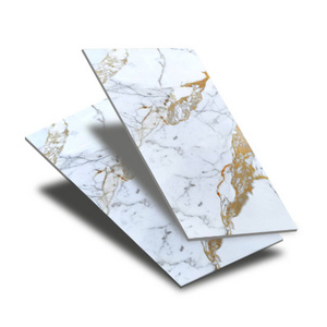 Hot Sale Modern Design 60x60 60x1200 Size Glossy Ceramic Tile Standard White Marble Porcelain for Floor Interior Use Gold Mural