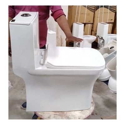 High Quality Middle East One Piece WC Toilet Seat Belino -106 Ceramic White Bathroom Toilet Seat Home Hotel