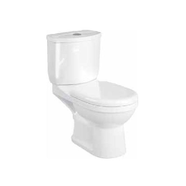 Toilet Seat Aqua Piece White Two Piece Ceramic WC Toilet with Dual-Flush Sanitaryware Bathroom Bidet Toilet Seat for Hotel Use