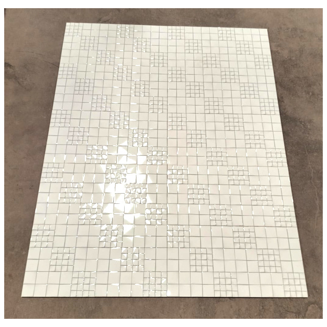 White Ceramic Tile 300x600mm Glossy Wall Tiles Modulat Home Elevation Design for Bathroom Kitchen Hotel Interior Walls