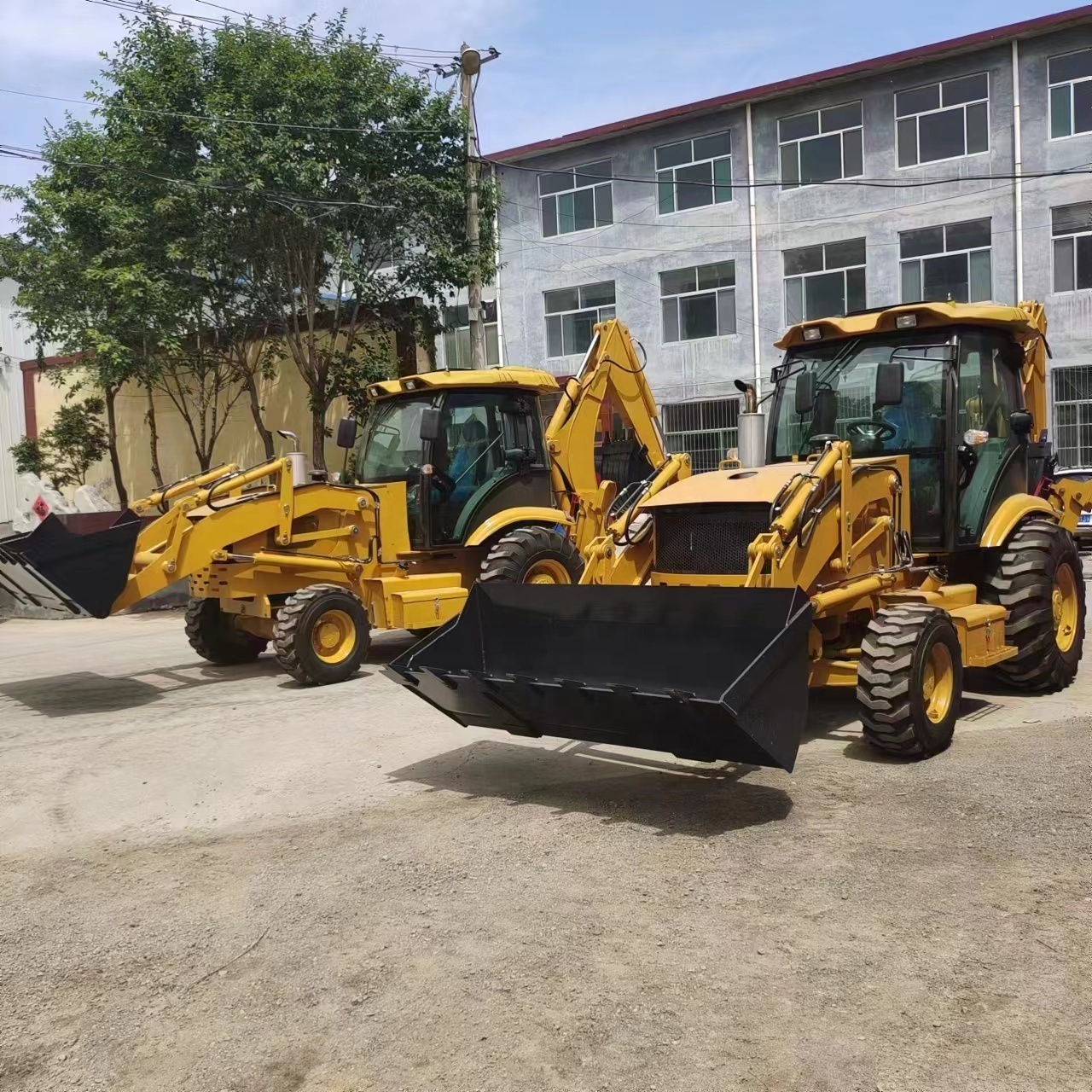 China Manufacturing new backhoe High Efficiency Customized 3 4 5 Ton Backhoe Loader Large Digger Excavator EPA Euro V Engine