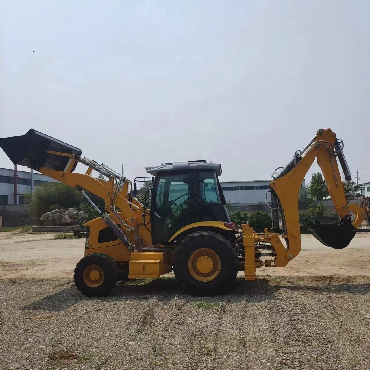 China Manufacturing new backhoe High Efficiency Customized 3 4 5 Ton Backhoe Loader Large Digger Excavator EPA Euro V Engine