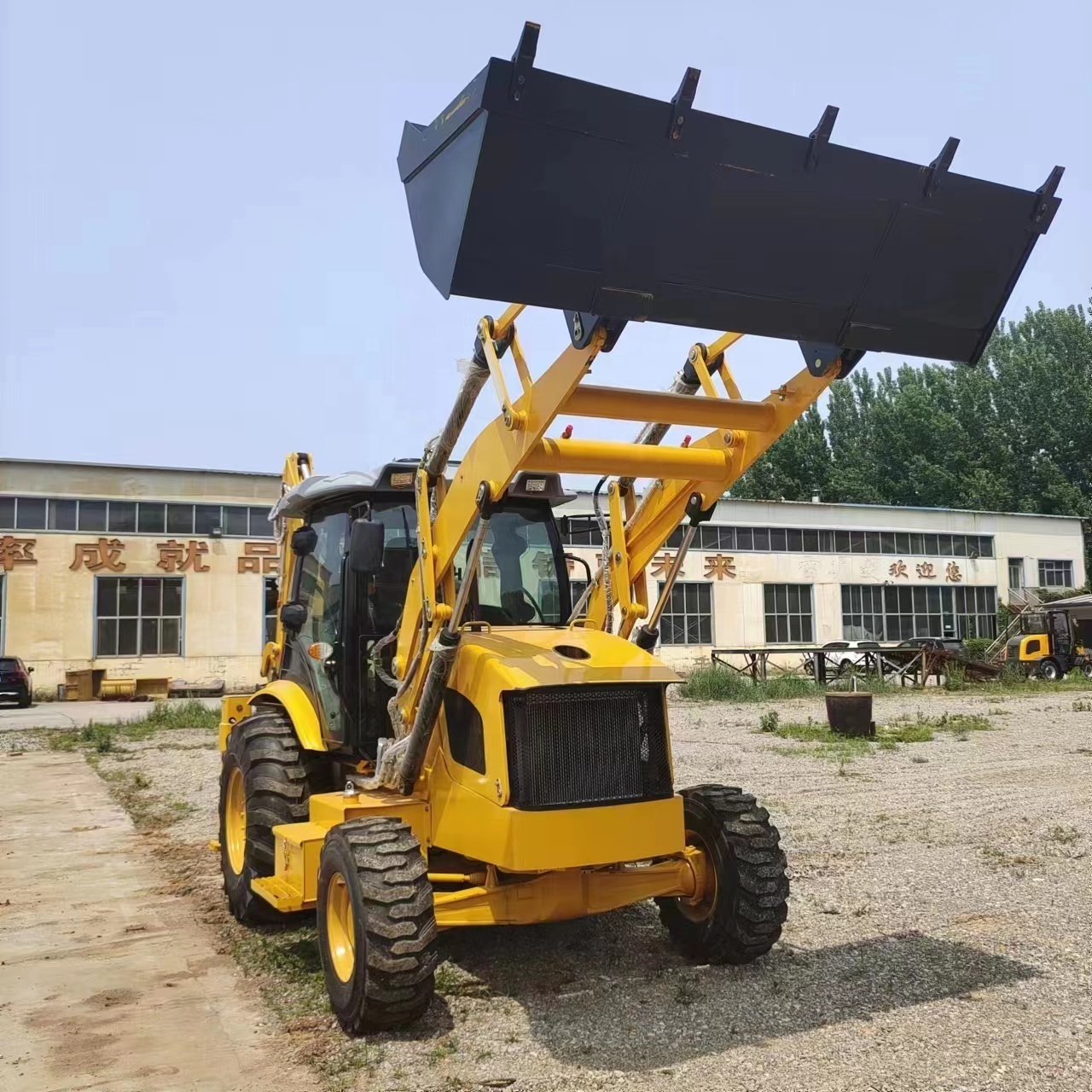 China Manufacturing new backhoe High Efficiency Customized 3 4 5 Ton Backhoe Loader Large Digger Excavator EPA Euro V Engine