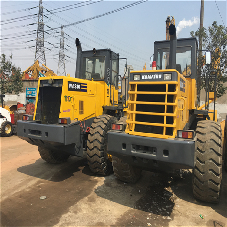 Used original WA380-3 wheel loaders used komatsu 380 wheel loader second hand komatsu wa380 wa450 wheel loaders