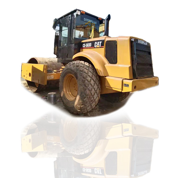 cat CS583d Hydraulic Vibratory Road Roller 10ton 12ton 14ton Single Drum Tire Roller Machine for Sale