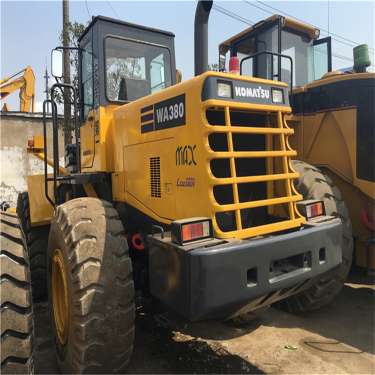 Used original WA380-3 wheel loaders used komatsu 380 wheel loader second hand komatsu wa380 wa450 wheel loaders