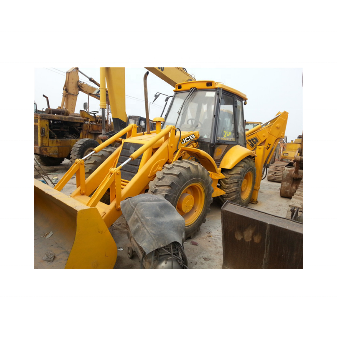 Construction Machinery Nearly New Used JCB 4CX Backhoe Loader With Perfect Working Function Cheap For Sale In Shanghai Yard