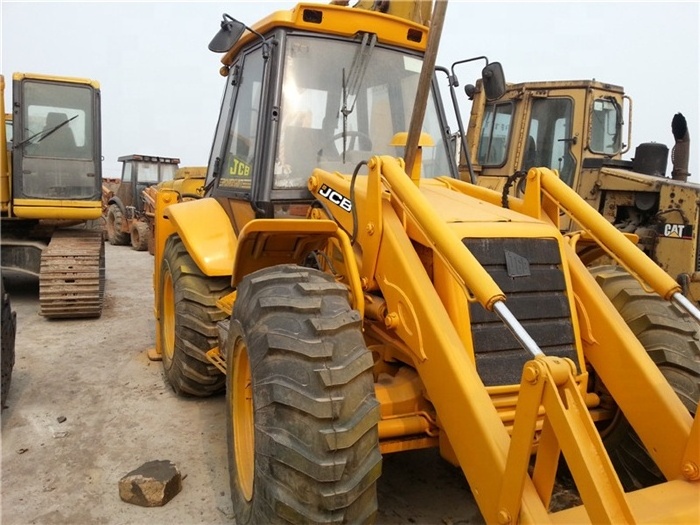 Construction Machinery Nearly New Used JCB 4CX Backhoe Loader With Perfect Working Function Cheap For Sale In Shanghai Yard