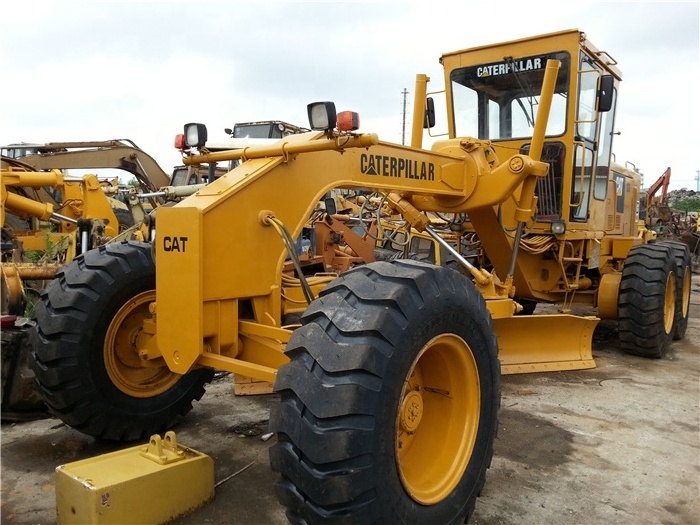 Second hand motor grader CAT 12G used grader for caterpillar in good condition with low working hours cheap for sale in Shanghai