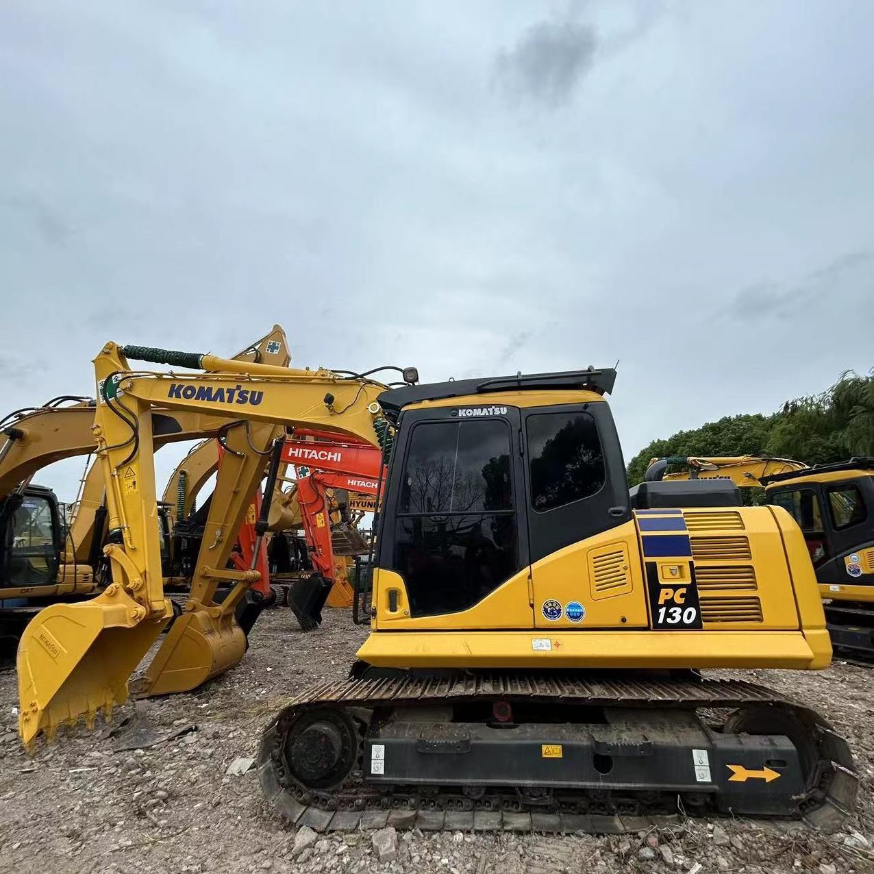 13 ton Used Komatsu PC130-7 Excavator Komatsu excavator Japan imported cheap price machine For Sale