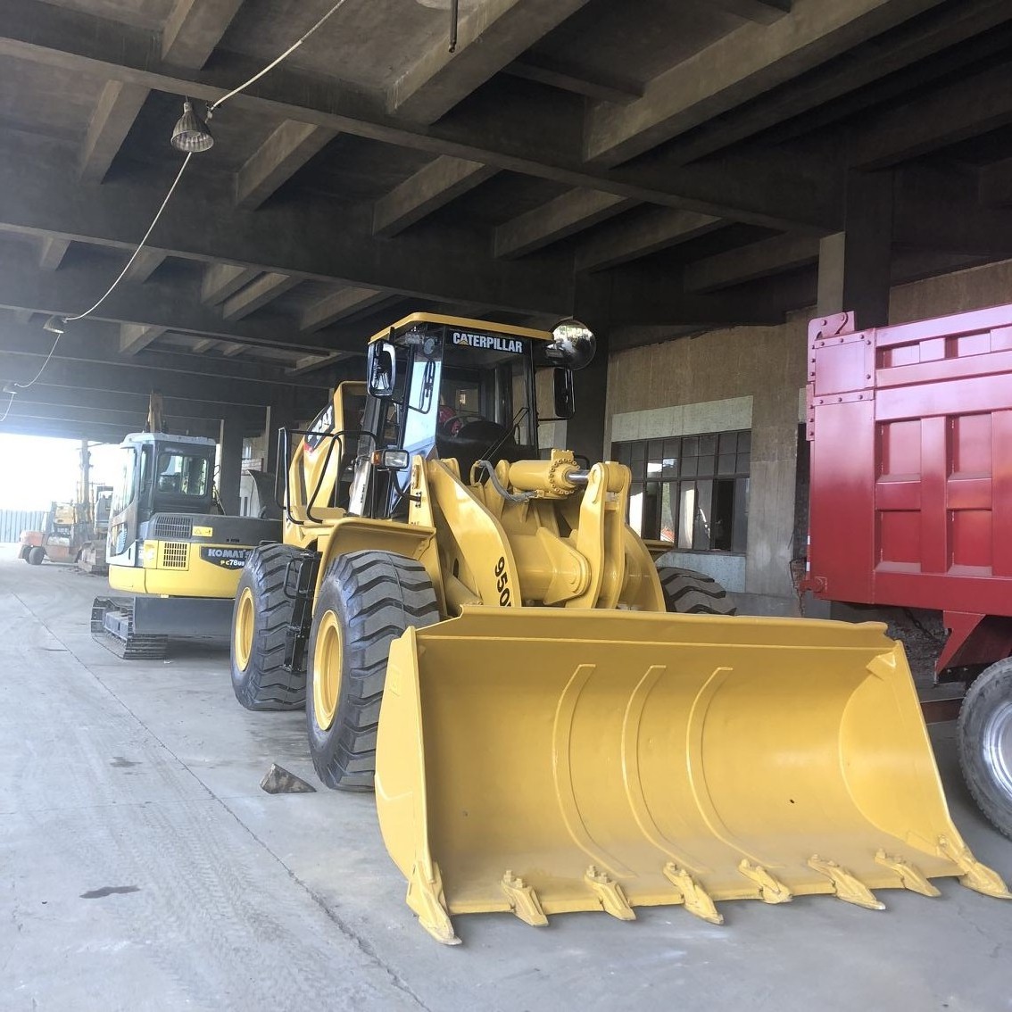 wheel loader used good condition cat 950h 950G 950F 950E 950B 950GC 950D caterpillar in shanghai for sale