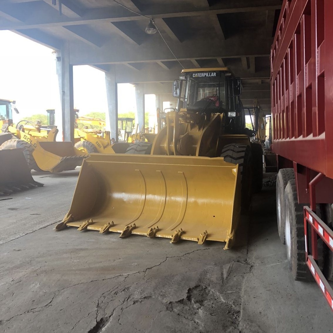 wheel loader used good condition cat 950h 950G 950F 950E 950B 950GC 950D caterpillar in shanghai for sale