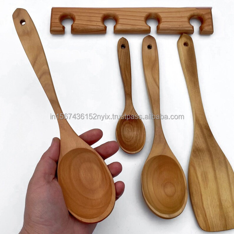 Mango wood nice mixing spoon