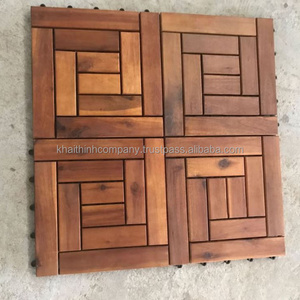 Diagonal decking tile - Acacia deck tile