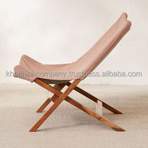 Fabric wooden folding chair/ butterfly folding chair