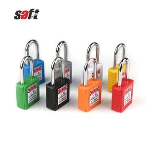 Saft 38mm Stainless Steel Shackle  Lockout Tagout Padlock for Industrial Equipment Safety