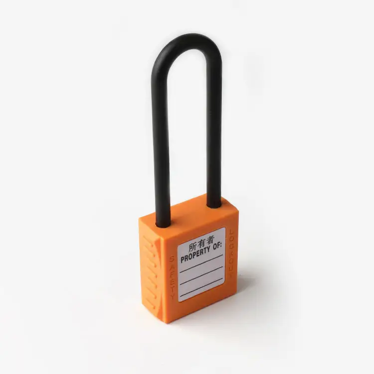 Pad Locks Loto ABS Safety Padlock with Key Industrial Top Security 76mm Padlocks Keyed Alike & Keyed Differ Steel and Nylon 38mm