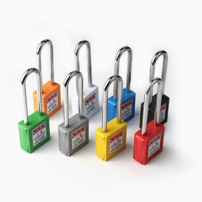 Pad Locks Loto ABS Safety Padlock with Key Industrial Top Security 76mm Padlocks Keyed Alike & Keyed Differ Steel and Nylon 38mm