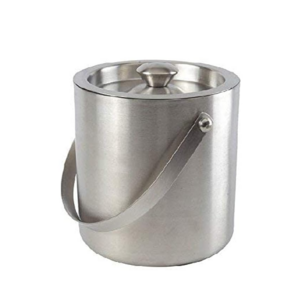 Foreign Design Metal Aluminum Ice Bucket For Wine Cooler Made of Pure Metal Customized Size And Shape For Best Sellers