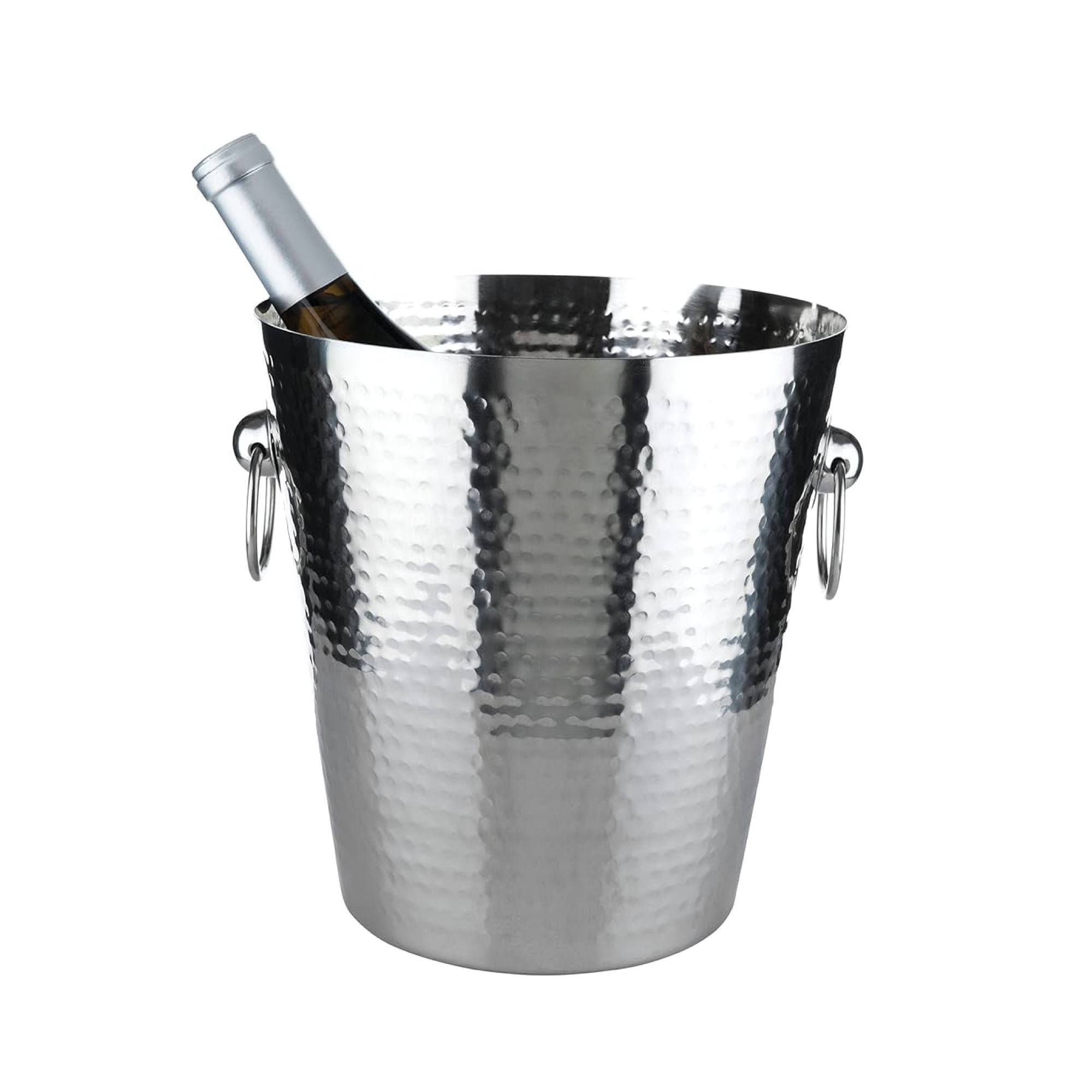 Foreign Design Metal Aluminum Ice Bucket For Wine Cooler Made of Pure Metal Customized Size And Shape For Best Sellers