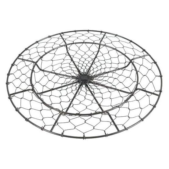 Wire Mesh Black Charger Plate